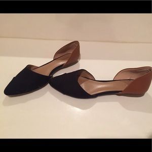 Black and brown Merona flats